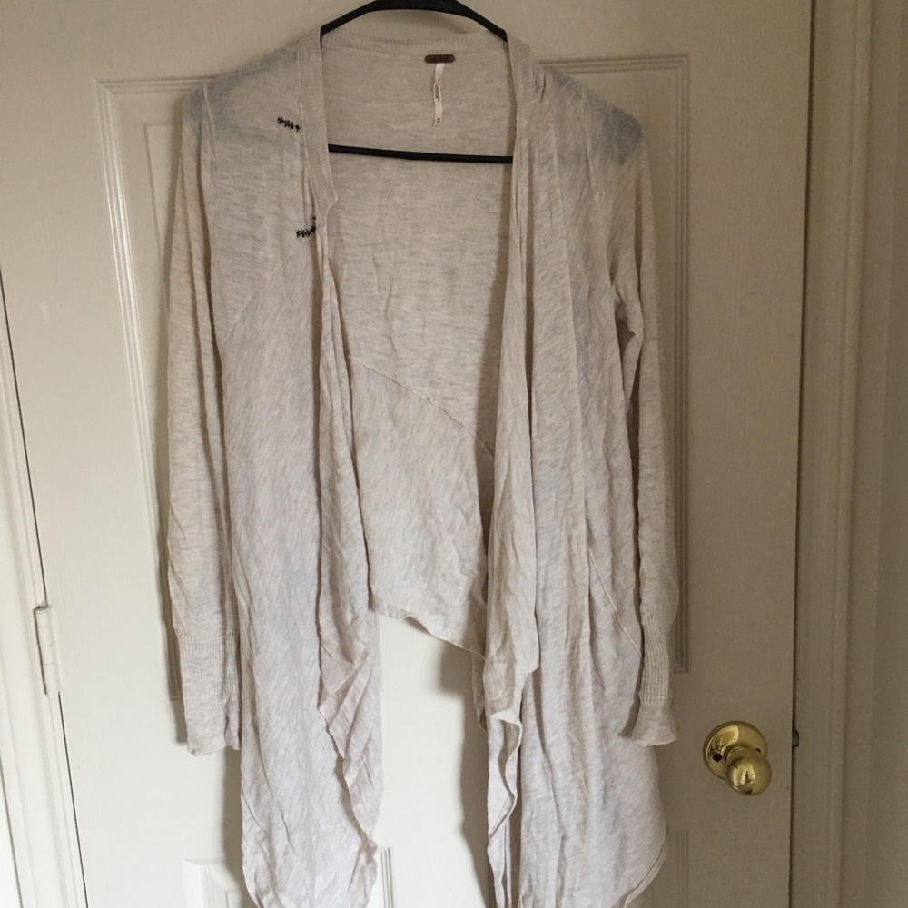 Free People Asymmetrical Light sweater